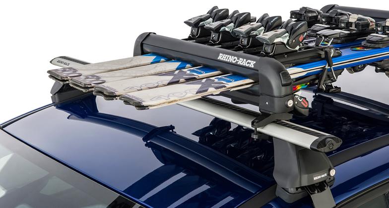 Rhino-Rack Ski and Snowboard Carrier - 4 Skis or 2 Snowboards