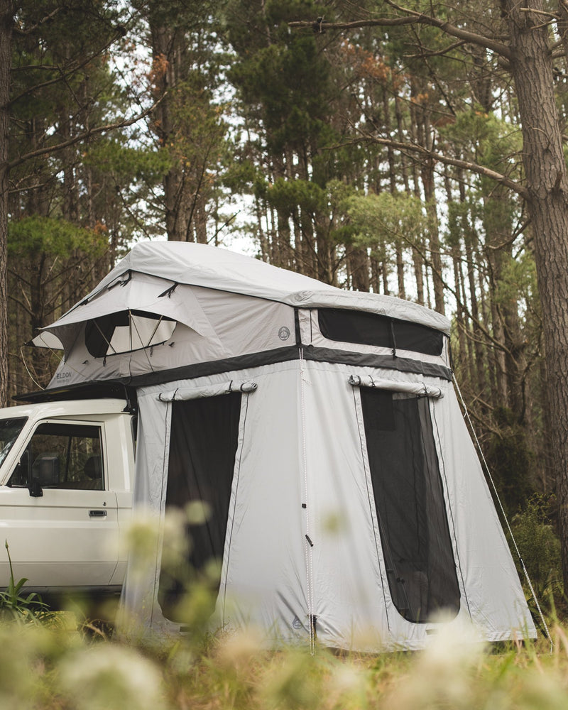 Crow's Nest Family Rooftop Tent Bundle - Black