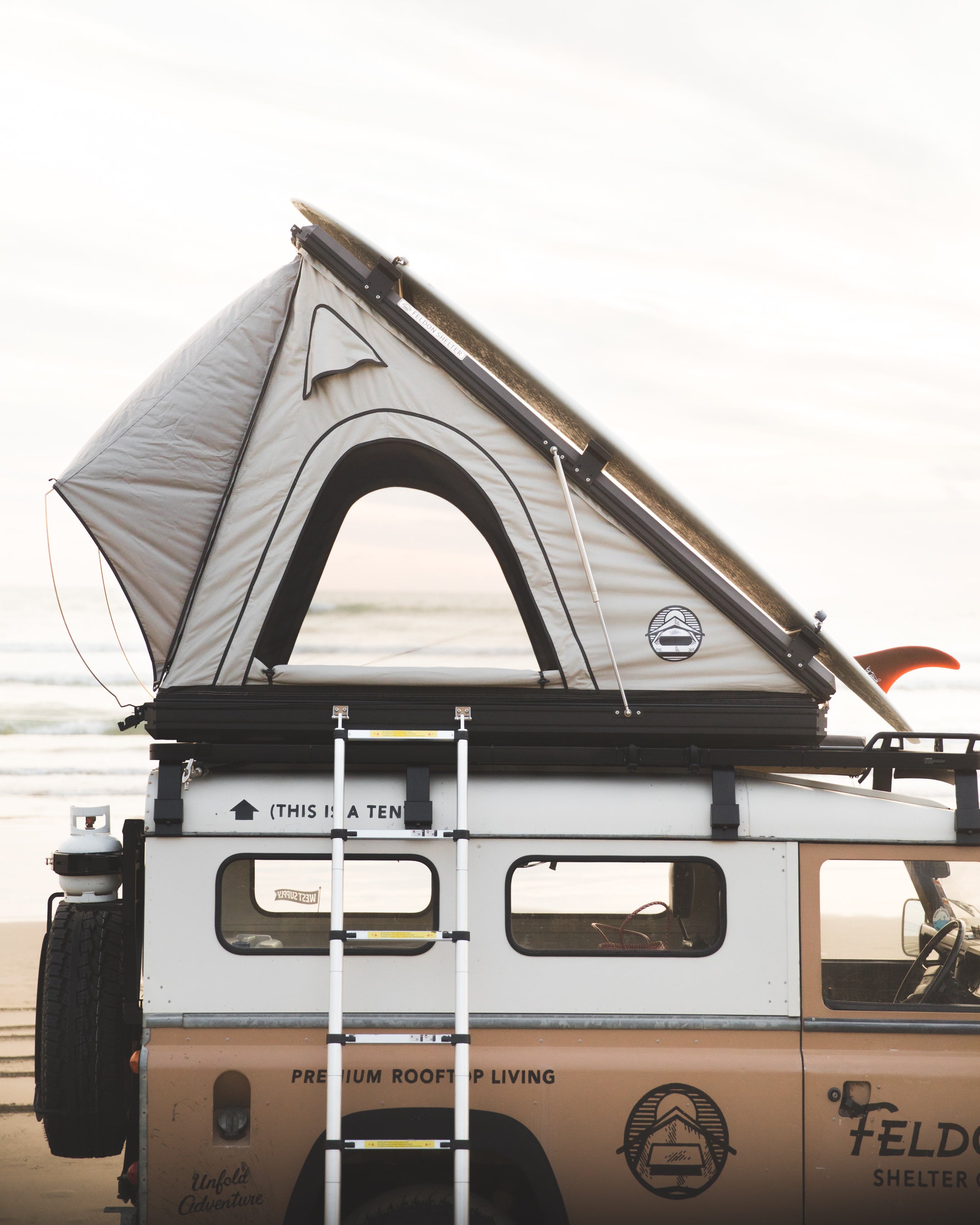 Hawk's Nest Aluminium Rooftop Tent - Wide